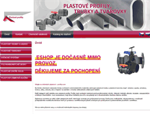 Tablet Screenshot of plastove-profily.com